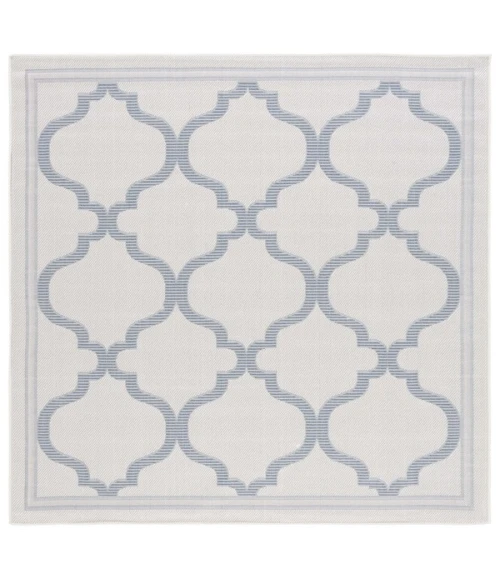 Safavieh Bermuda BMU810 Ivory / Blue 6'-7" X 6'-7" Square Area Rug