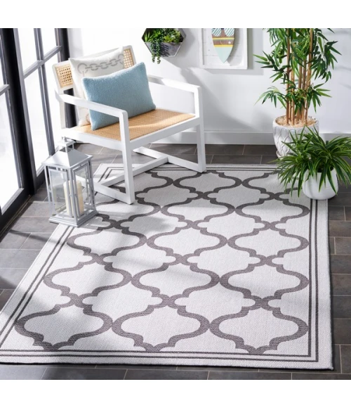 Safavieh Bermuda BMU810 Grey / Brown 3' X 5' Rectangle Area Rug