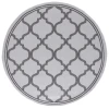 Safavieh Bermuda BMU810 Grey / Brown 6'-7" X 6'-7" Round Area Rug