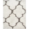 Safavieh Barcelona Shag BSG319 Ivory / Silver 2' X 3' Accent Area Rug