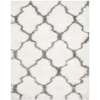 Safavieh Barcelona Shag BSG319 Ivory / Silver 3' X 5' Rectangle Area Rug