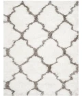 Safavieh Barcelona Shag BSG319 Ivory / Silver 5' X 8' Rectangle Area Rug