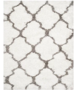 Safavieh Barcelona Shag BSG319 Ivory / Silver 5' X 8' Rectangle Area Rug