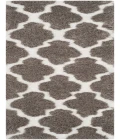 Safavieh Barcelona Shag BSG319 Silver / Ivory 2'-3" X 7' Runner Area Rug