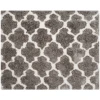 Safavieh Barcelona Shag BSG319 Silver / Ivory 5' X 5' Square Area Rug
