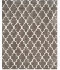 Safavieh Barcelona Shag BSG319 Silver / Ivory 9' X 12' Rectangle Area Rug