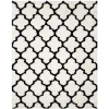 Safavieh Barcelona Shag BSG319 Ivory / Black 6' X 9' Rectangle Area Rug