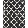 Safavieh Barcelona Shag BSG319 Graphite / Ivory 5' X 8' Rectangle Area Rug