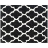 Safavieh Barcelona Shag BSG319 Graphite / Ivory 5' X 5' Square Area Rug