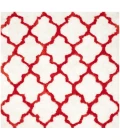 Safavieh Barcelona Shag BSG319 Ivory / Rust 5' X 5' Square Area Rug