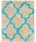 Safavieh Barcelona Shag BSG319 Cream / Blue 2' X 3' Accent Area Rug