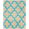 Safavieh Barcelona Shag BSG319 Cream / Blue 3' X 5' Rectangle Area Rug