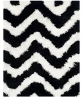 Safavieh Barcelona Shag BSG320 Ivory / Black 2' X 3' Accent Area Rug
