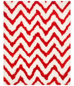 Safavieh Barcelona Shag BSG320 Ivory / Rust 5' X 5' Square Area Rug