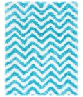 Safavieh Barcelona Shag BSG320 Ivory / Blue 8' X 10' Rectangle Area Rug