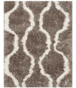 Safavieh Barcelona Shag BSG322 Silver / Ivory 2' X 3' Accent Area Rug