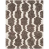 Safavieh Barcelona Shag BSG322 Silver / Ivory 2'-3" X 7' Runner Area Rug