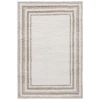 Safavieh Border & Stripe Shag BSP251 Ivory / Beige 5'-3" X 7'-6" Rectangle Area Rug