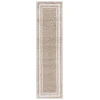 Safavieh Border & Stripe Shag BSP251 Beige / Ivory 2'-2" X 8' Runner Area Rug