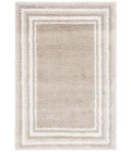 Safavieh Border & Stripe Shag BSP251 Beige / Ivory 5'-3" X 7'-6" Rectangle Area Rug