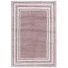 Safavieh Border & Stripe Shag BSP251 Pink / Ivory 4'-5" x 6'-5" Rectangle Area Rug
