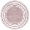 Safavieh Border & Stripe Shag BSP251 Pink / Ivory 6'-7" X 6'-7" Round Area Rug