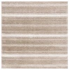 Safavieh Border & Stripe Shag BSP252 Beige / Ivory 6'-7" X 6'-7" Square Area Rug