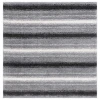Safavieh Border & Stripe Shag BSP252 Grey / Black 6'-7" X 6'-7" Square Area Rug