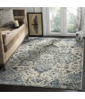 Safavieh Carmel Ivory / Blue CAR280 3 ft. X 5 ft. Rectangle Rug