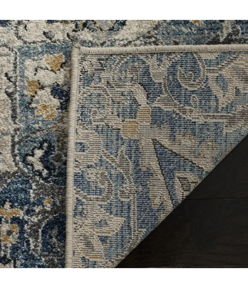 Safavieh Carmel Ivory / Blue CAR280 3 ft. X 5 ft. Rectangle Rug