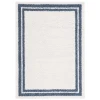 Safavieh Calico Shag Ivory / Blue CLC100 4 ft. X 6 ft. Rectangle Rug