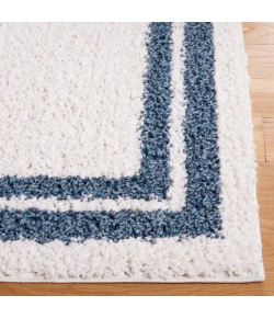 Safavieh Calico Shag Ivory / Blue CLC100 5 ft. 3 in. X 7 ft. 6 in. Rectangle Rug