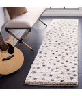 Safavieh Calico Shag Ivory / Taupe CLC102 2 ft. 2 in. X 8 ft. Runner Rug