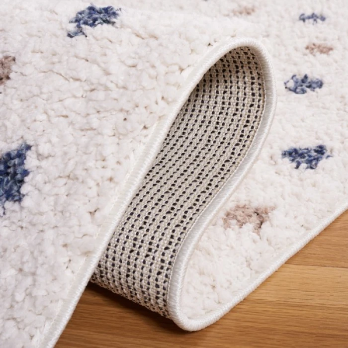 Safavieh Calico Shag Ivory / Taupe CLC102 5 ft. 3 in. X 7 ft. 6 in. Rectangle Rug
