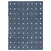 Safavieh Calico Shag Blue / Ivory CLC102 9 ft. X 12 ft. Rectangle Rug