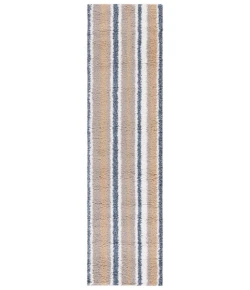 Safavieh Calico Shag Taupe / Ivory CLC104 2 ft. 2 in. X 8 ft. Runner Rug