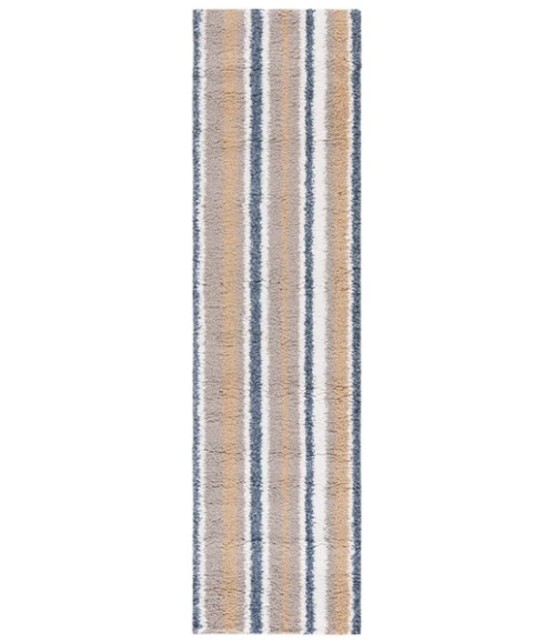 Safavieh Calico Shag Taupe / Ivory CLC104 2 ft. 2 in. X 8 ft. Runner Rug