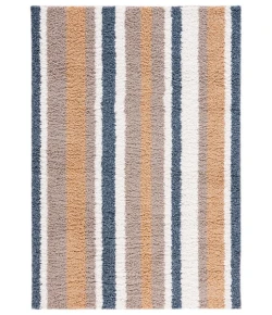 Safavieh Calico Shag Taupe / Ivory CLC104 5 ft. 3 in. X 7 ft. 6 in. Rectangle Rug