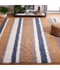 Safavieh Calico Shag Taupe / Ivory CLC104 9 ft. X 12 ft. Rectangle Rug