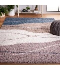 Safavieh Calico Shag Taupe / Blue CLC108 8 ft. X 10 ft. Rectangle Rug