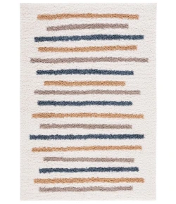 Safavieh Calico Shag Ivory / Gold CLC110 5 ft. 3 in. X 7 ft. 6 in. Rectangle Rug