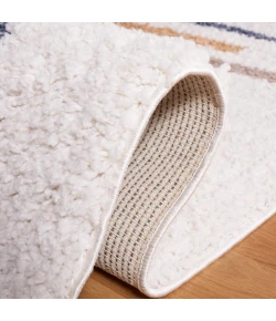 Safavieh Calico Shag Ivory / Gold CLC110 5 ft. 3 in. X 7 ft. 6 in. Rectangle Rug