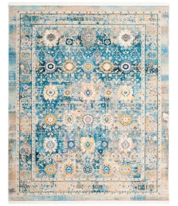 Safavieh Claremont Blue / Gold CLR663 5 ft. 1 in. X 7 ft. 9 in.  Rug