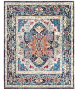 Safavieh Claremont Blue / Purple CLR664 6 ft. 7 in. X 6 ft. 7 in. Square Rug