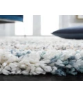 Safavieh Canyon Shag Light Grey / Ivory CNY536 2 ft. 2 in. X 8 ft. Runner Rug