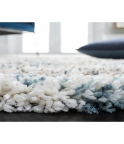 Safavieh Canyon Shag Light Grey / Ivory CNY536 2 ft. 2 in. X 8 ft. Runner Rug