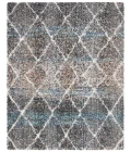 Safavieh Canyon Shag Grey / Ivory CNY550 5 ft. 3 in. X 7 ft. 7 in. Rectangle Rug