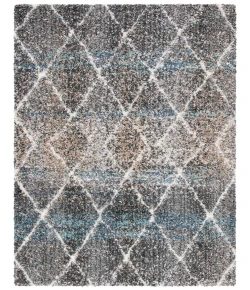 Safavieh Canyon Shag Grey / Ivory CNY550 5 ft. 3 in. X 7 ft. 7 in. Rectangle Rug