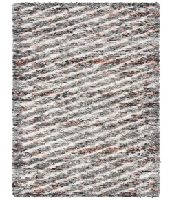 Safavieh Canyon Shag Grey / Ivory CNY551 2 ft. 2 in. X 8 ft. Runner Rug