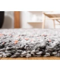 Safavieh Canyon Shag Grey / Ivory CNY551 5 ft. 3 in. X 7 ft. 7 in. Rectangle Rug